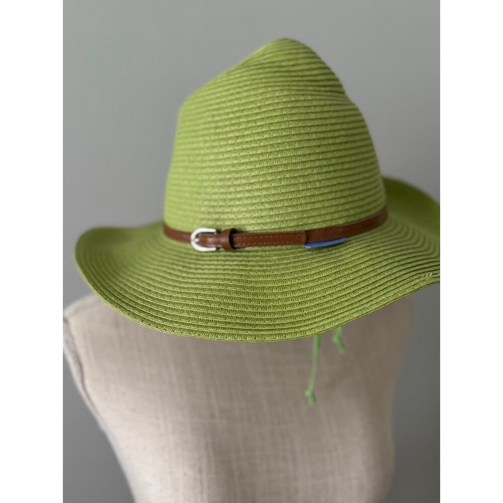 WALLAROO Sun Protection Hat NAPLES Fedora Sun UPF50+ PACKABLE Travel-Light Green